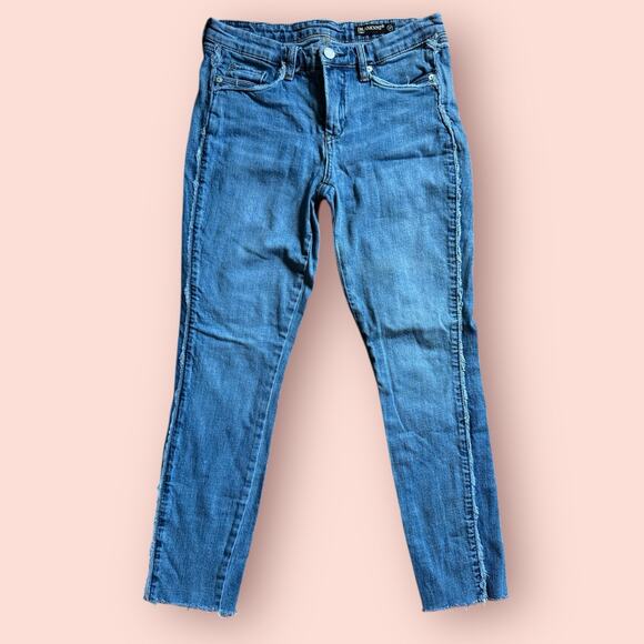 Blank NYC Denim Fray For Days Light Wash Low Rise Skinny Jeans Women's Size 27 - Picture 1 of 4